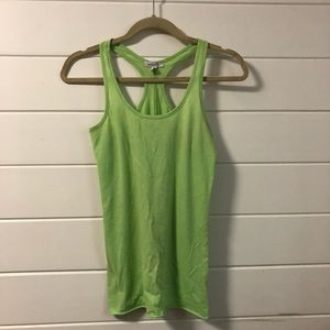 lime neon green tank top